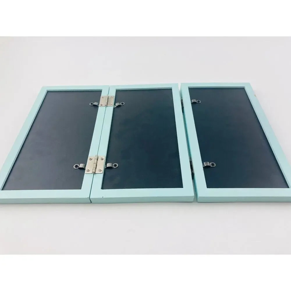 Blue Baby First Year Picture Frame Trifold Hinged 6 Photos Months Target Home Ma